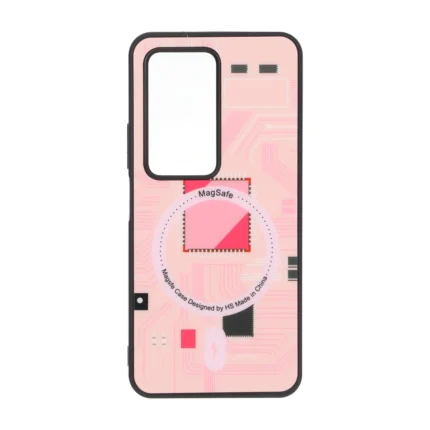 قاب تکنولوژی مات طرح مگ سیف Xiaomi Redmi 15 4G - صورتی