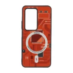 قاب تکنولوژی مات طرح مگ سیف Xiaomi Redmi 15 4G - قرمز