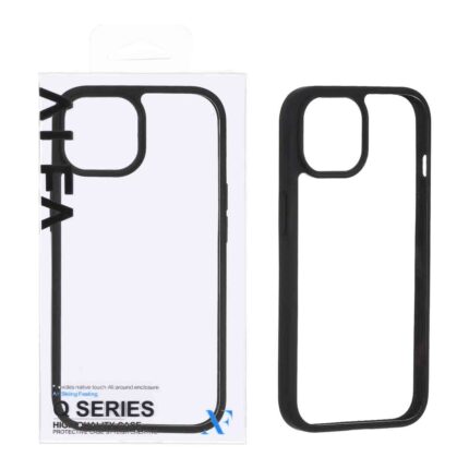 قاب اورجینال Q Series شفاف Alfa مدل Apple iPhone 13 / iPhone 14 - مشکی (پک دار)