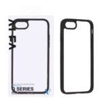 قاب اورجینال Q Series شفاف Alfa مدل Apple iPhone 6 / iPhone 7 / iPhone 8 / iPhone SE (2020) - مشکی (پک دار)