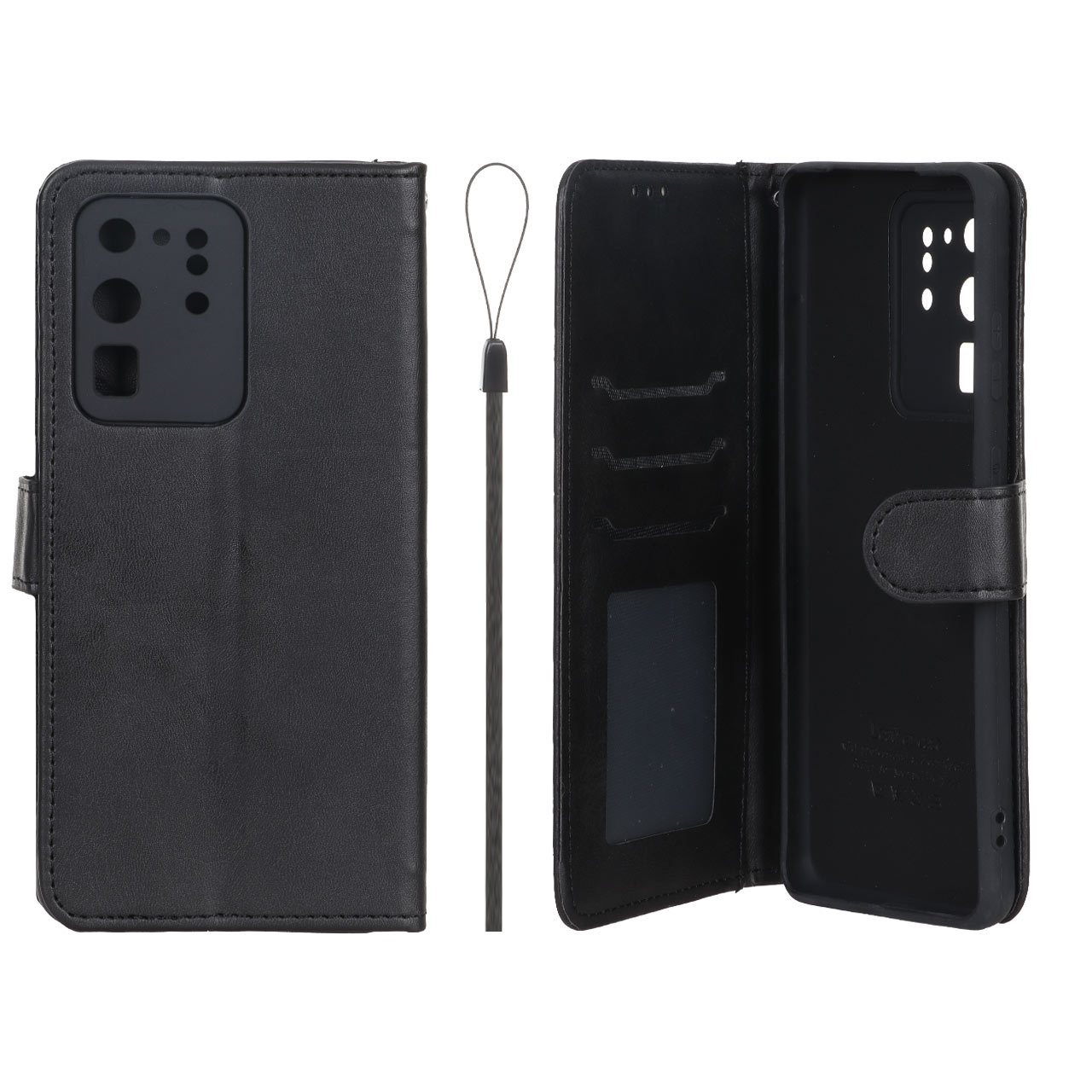 1680434 کیف موبایل مگنتی درجه یک داخل خز MNC Plus مدل Samsung Galaxy S20 Ultra - مشکی - تصویر 1