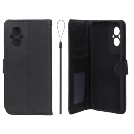 کیف موبایل مگنتی درجه یک داخل خز MNC Plus مدل Xiaomi Poco M5 - مشکی