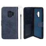کیف موبایل مگنتی درجه یک داخل خز MNC Plus مدل Samsung Galaxy S9 - سرمه ای