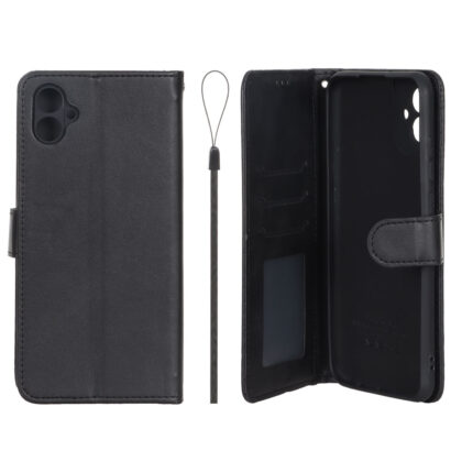 کیف موبایل مگنتی درجه یک داخل خز MNC Plus مدل Samsung Galaxy A04e / M04 / F04 - مشکی