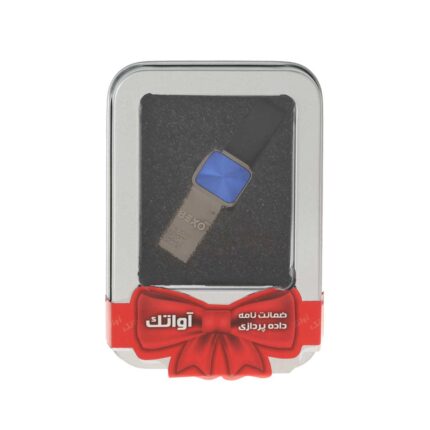 فلش مموری BEXO USB2.0 مدل B-509 ظرفیت 32GB - مشکی آبی (گارانتی داده پردازی آواتک) پک هدیه