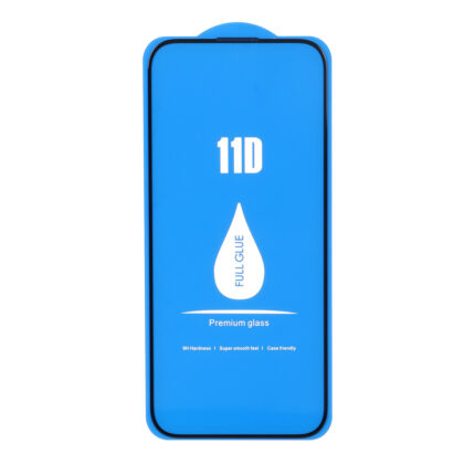 محافظ صفحه نمایش شیشه ای 11D درجه یک NTC - Apple iPhone 15 Pro - Full Cover J.C.Comm