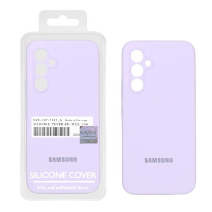 قاب سیلیکونی پاک کنی اورجینال Master Quality مدل Samsung Galaxy A54 - یاسی (پک دار)