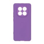 قاب طرح سیلیکون لنز برجسته Xiaomi Redmi Note 15 / Poco M8 5G - بنفش