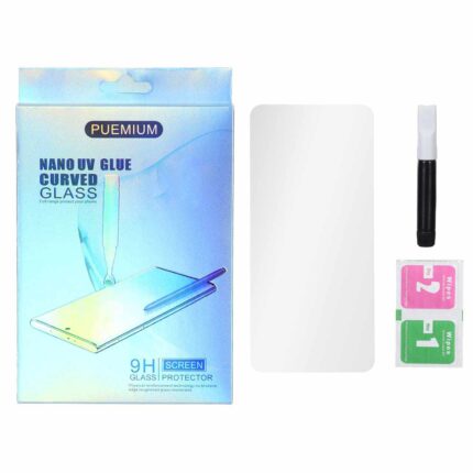 محافظ صفحه نمایش شیشه ای UV Puemium مدل Samsung Galaxy S20 (پک دار)