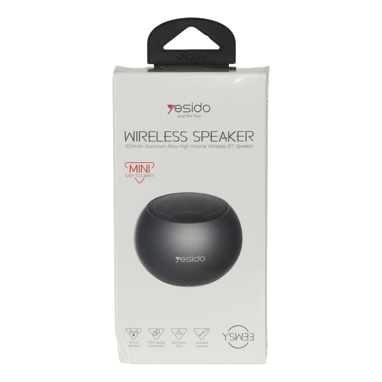 1688298 اسپیکر بی سیم Yesido مدل YSW33 - مشکی (گارانتی 18 ماه تعویض نیکان همراه) - تصویر 1