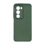قاب ژله ای هاشور محافظ لنزدار Xiaomi Redmi 15 4G - سبز