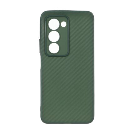 قاب ژله ای هاشور محافظ لنزدار Xiaomi Redmi 15 4G - سبز
