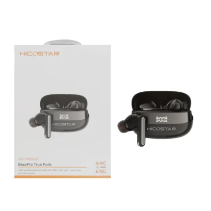 ایرفون بی سیم Hicostar مدل Bass Pro HS-TWS482 ANC+ENC - مشکی