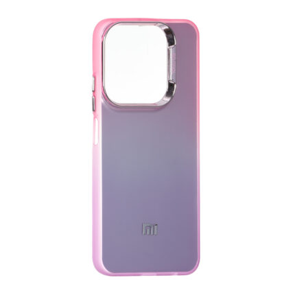قاب SO COOL لنز متال لوگودار دور رنگی Xiaomi Redmi 15C / Poco C85 - صورتی بنفش