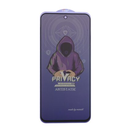 محافظ صفحه نمایش شیشه ای Full Cover Mietubl Anti Static Privacy مدل NTC - Xiaomi Redmi 15 / Poco M7 4G