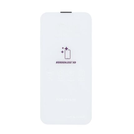 محافظ صفحه نمایش شیشه ای Mietubl 3D Large Arc مدل Apple iPhone 16 بدون حاشیه - NTC