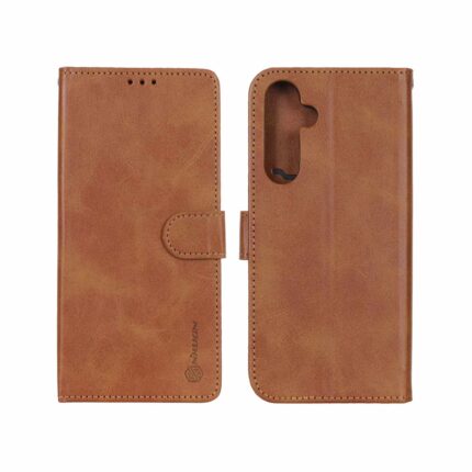 کیف موبایل مگنتی Nillkin مدل Samsung Galaxy S24 FE - عسلی
