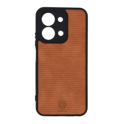 قاب Golden Lion شیاردار Xiaomi Redmi 15C / Poco C85 - کاراملی کد 1