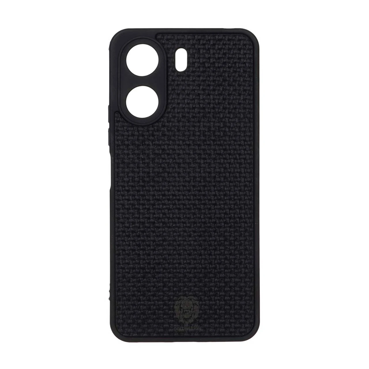 1695740 قاب طرح چرم حصیری Golden lion مدل Xiaomi Redmi 13C / Poco C65 - مشکی - تصویر 1