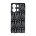 قاب روبیک پشت براق محافظ لنزدار Xiaomi Redmi 15C / Poco C85 - مشکی