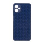 قاب روبیک پشت براق محافظ لنزدار Samsung Galaxy A06 - سرمه ای
