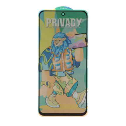 محافظ صفحه نمایش شیشه ای Tokin Privacy مدل Xiaomi Redmi 15 / Poco M7 4G