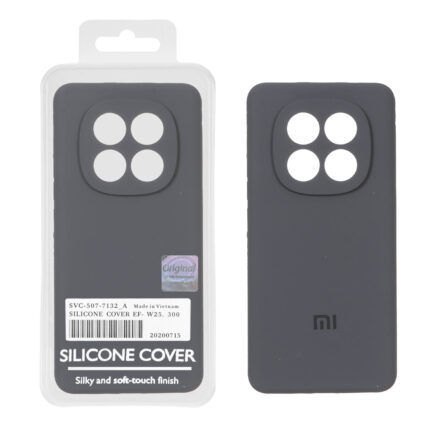 قاب سیلیکونی پاک کنی اورجینال Master Quality مدل Xiaomi Redmi Note 15 / Poco M8 5G - خاکستری (پک دار)