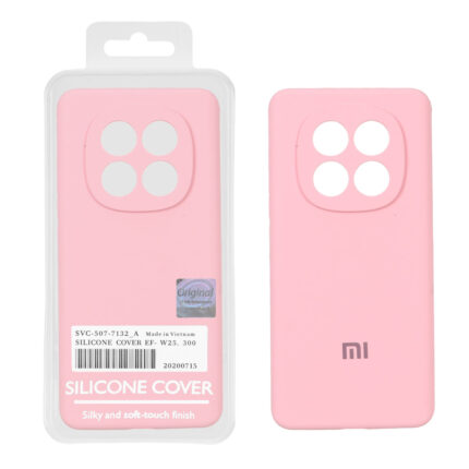 قاب سیلیکونی پاک کنی اورجینال Master Quality مدل Xiaomi Redmi Note 15 / Poco M8 5G - صورتی (پک دار)
