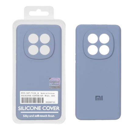 قاب سیلیکونی پاک کنی اورجینال Master Quality مدل Xiaomi Redmi Note 15 / Poco M8 5G - فیلی (پک دار)