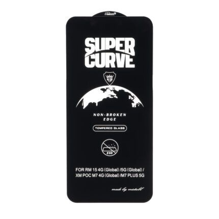 محافظ صفحه نمایش شیشه ای Full Cover ESD SUPER CURVE Mietubl مدل NTC - Xiaomi Redmi 15 / Poco M7 4G