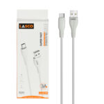 کابل شارژ فست Lasco Type-C مدل LC-04 - سفید - DST(گارانتی شش ماهه)