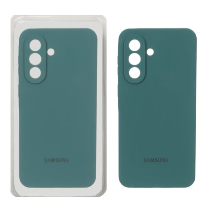 قاب سیلیکونی پاک کنی محافظ لنزدار اورجینال Samsung Galaxy A57 - سبز (پک اصلی)
