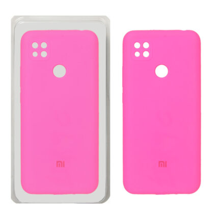 قاب سیلیکونی پاک کنی محافظ لنزدار اورجینال Xiaomi Redmi 10A / Redmi 9C / Poco C31 - صورتی فانتزی (پک اصلی)