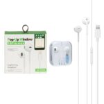 هندزفری با سیم با پورت آیفون JH-103D مدل Pop-Up - سفید - DST (گارانتی شش ماهه)