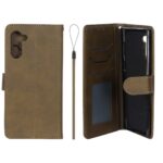 کیف موبایل مگنتی درجه یک داخل خز MNC Plus مدل Samsung Galaxy Note 10 - سبز زیتونی