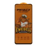 محافظ صفحه نمایش شیشه ای Full Cover Ewesell Anti Static Privacy مدل Xiaomi Redmi 12 / Redmi 13X / Redmi 13 4G / Poco M6 Pro 5G / Poco M6 4G