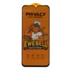 محافظ صفحه نمایش شیشه ای Full Cover Ewesell Anti Static Privacy مدل Xiaomi Redmi 15C / Poco C85