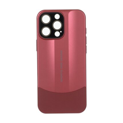 قاب Sports Design محافظ لنز شیشه ای Apple iPhone 16 Pro Max - زرشکی