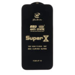 محافظ صفحه نمایش آنتی استاتیک Full Cover Super X مدل Apple iPhone 16 / iPhone 15 / iPhone 14 Pro