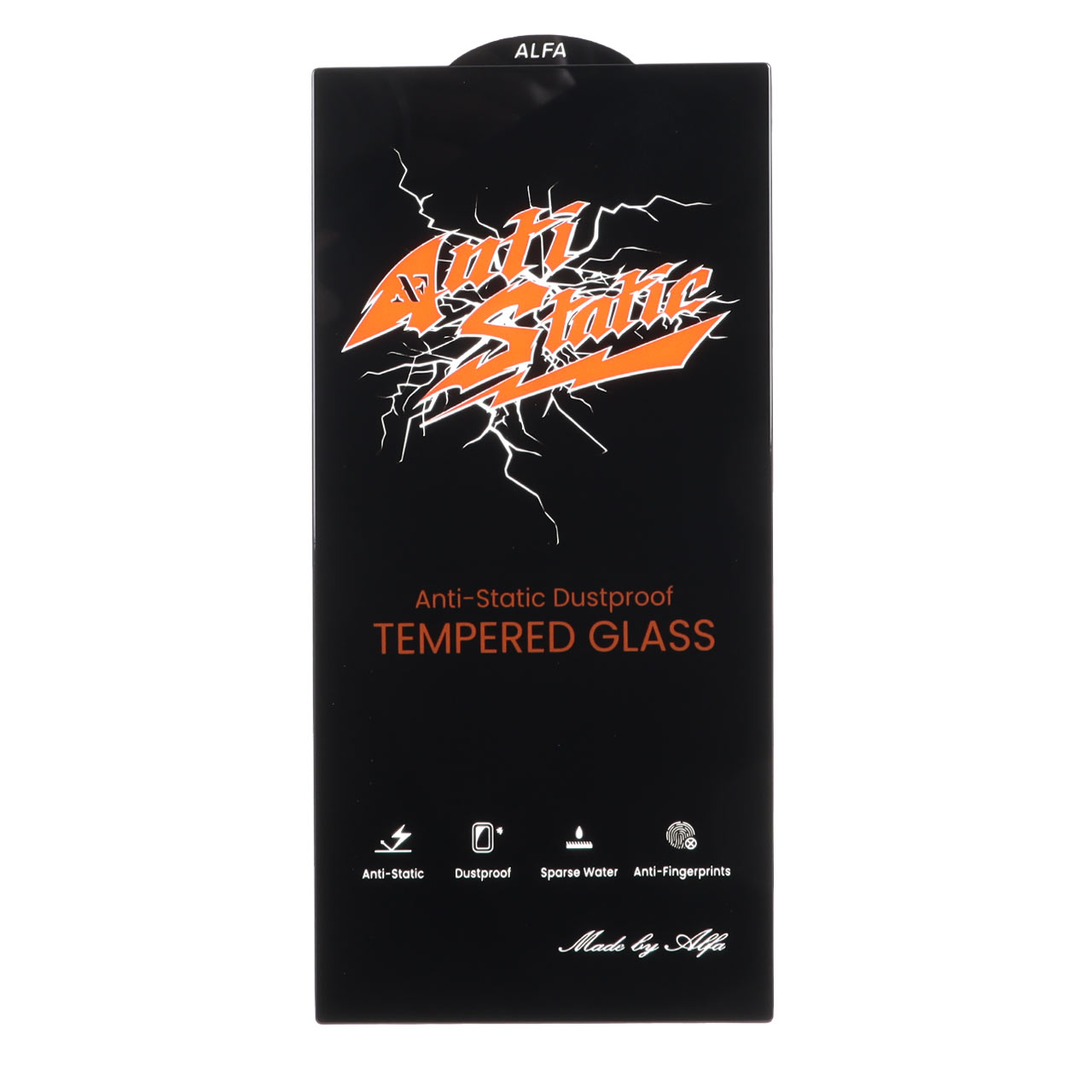 1709340 محافظ صفحه نمایش شیشه ای Full Cover Anti Static ALFA مدل Samsung Galaxy S24 Ultra - تصویر 1
