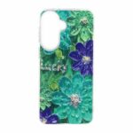 قاب اطلسی Flower دور شفاف Samsung Galaxy A37 - طرح 77
