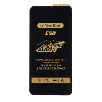 محافظ صفحه نمایش شیشه ای Full Cover ESD Anti Static - Nice Dice مدل Samsung Galaxy A20 / A30 / A30S / A50 / A50S / M10S / M21 / M21S / M30 / M30S / M31 / Redmi Note 7 / Note 7 pro / Note 7s / Honor 9a / Y6p
