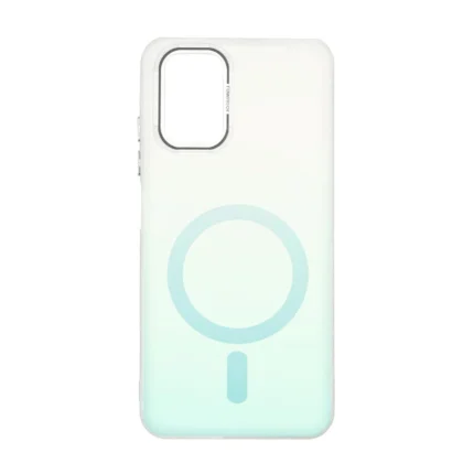 قاب Funnyrich طرح مگ سیف دور مات Xiaomi Redmi Note 10 4G / Redmi Note 10S / Poco M5S - سبزآبی