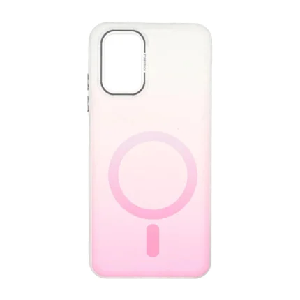 قاب Funnyrich طرح مگ سیف دور مات Xiaomi Redmi Note 10 4G / Redmi Note 10S / Poco M5S - صورتی