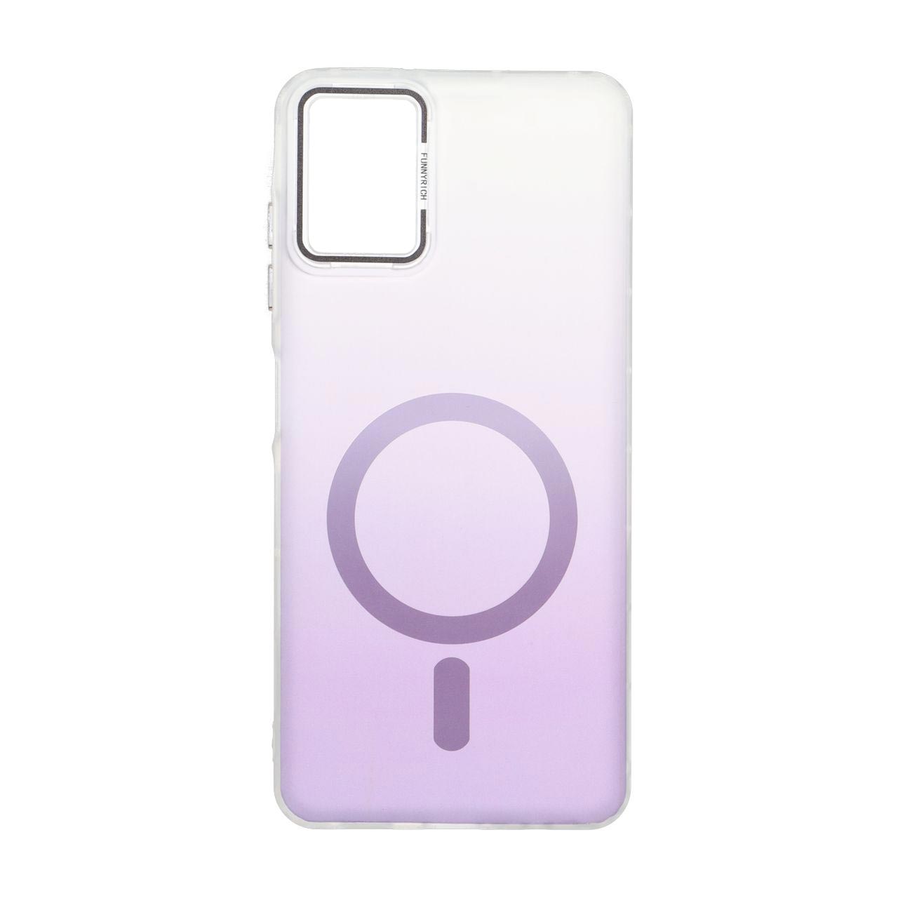 1712802 قاب Funnyrich طرح مگ سیف دور مات Samsung Galaxy A06 - بنفش - تصویر 1