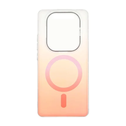 قاب Funnyrich طرح مگ سیف دور مات Xiaomi Redmi Note 14 Pro 4G - نارنجی