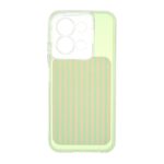 قاب مستطیلی Stripe لنز شفاف Xiaomi Redmi 15C / Poco C85 - سبز