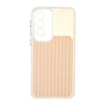 قاب مستطیلی Stripe لنز شفاف Samsung Galaxy A57 - گلبهی
