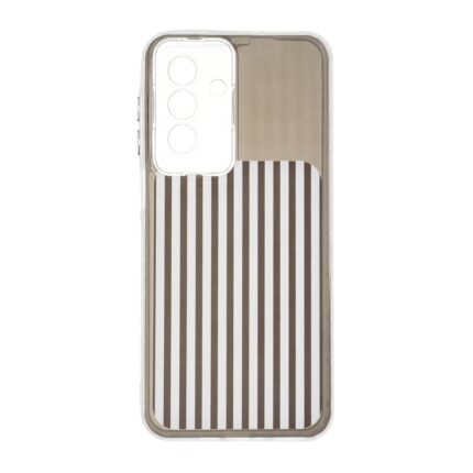 قاب مستطیلی Stripe لنز شفاف Samsung Galaxy A17 / A26 - مشکی