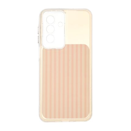 قاب مستطیلی Stripe لنز شفاف Samsung Galaxy A17 / A26 - گلبهی